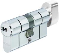 ABUS Cylindre à bouton KD6PSN Z30/K30 mm Bkn Nickelé