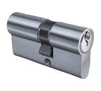 ABUS Cylindre de porte C83N 40/40 Laiton nickelé