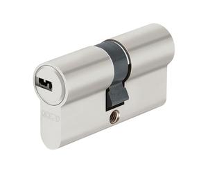 ABUS Cylindre Profilé D6XNP 40/50 - Double, Fonction d'Urgence, 5 Clés | Compatible serrure porte, armoire électrique - fonction urgence, carte de code incluse, longueur 40/60 mm