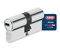 ABUS Cylindre Profilé XP20SN 30/35 - Carte de Sécurité, 3 Clés, Nickel | 3 clés incluses, 12 éléments de fermeture sur 3 niveaux, anti-choc breveté, fonction urgence des 2 côtés