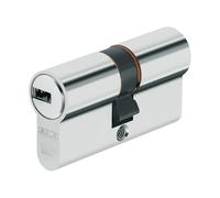 ABUS Cylindre profilé XP20SN 40/45 avec carte de sécurité et 3 clés, 73737, Nickel