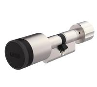 ABUS CYLOX One CFZ4100NM EPZ Cylindre électronique - Serrure de porte intelligente, contrôle par application, Bluetooth, IP67, protection contre le perçage SKG, nickel mat