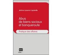 Abus de biens sociaux et banqueroute Jérôme Lasserre-Capdeville (Auteur)