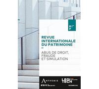 Abus de droit, fraude et simulation Collectif (Auteur)