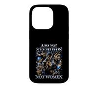 Abus de stéroïdes Pas Femmes Bodybuilder Bootleg Coque pour iPhone 14 Pro