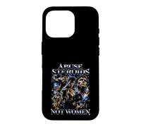 Abus de stéroïdes Pas Femmes Bodybuilder Bootleg Coque pour iPhone 16 Pro