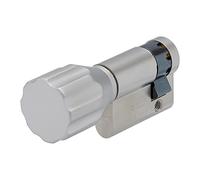 ABUS Demi-Cylindre 10/K40 - Sans outon Rotatif, Porte d'Entrée