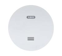 ABUS Détecteur de fumée plat RWM160 - Avec batterie de 10 ans - Label Q et DIN EN 14604 - Réduit le clignotement de nuit