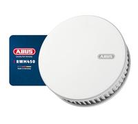 ABUS Détecteur de fumée radio RWM450 – Détecteur de chaleur, pile 12 ans, 15 interconnectés, blanc