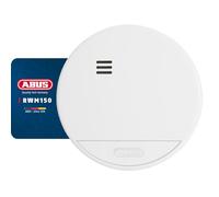 ABUS Détecteur de fumée RWM150 - pile longue durée de 10 ans - pour locaux d'habitation et testé VdS selon DIN EN 14604 - alarme puissante de 85 dB - blanc