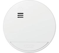 ABUS Détecteur de fumée RWM90 - avec pile remplaçable de 5 ans - certifié DIN EN14604 - adapté aux pièces d'habitation - volume d'alarme de 85 dB - blanc
