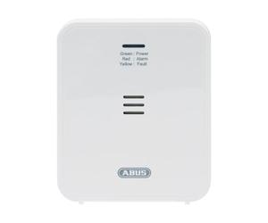 ABUS Détecteur de Monoxyde de Carbone COWM370 - Alarme 85 DB, Blanc | Capteur électrochimique 10 ans, pile 5 ans remplaçable, norme EN 50291-1:2018, couverture 60 m², dès 30 ppm