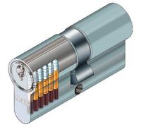 ABUS E20NP 598241 Lot de 3 barillets de serrure identiques avec 5 clés
