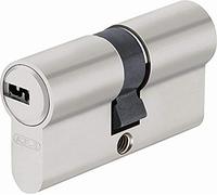 ABUS Cylindre EC-SNP 30/30 – Débrayable pour portes extérieures/entrées d'appartement, Nickelé mat