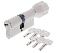 Abus EC550 Cylindre à bouton livré avec 6 clés longueur Z35/K40 mm