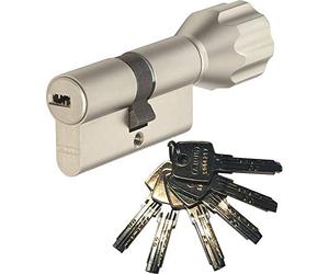 ABUS EC550 Cylindre de serrure à bouton 30/30 mm avec 6 clés