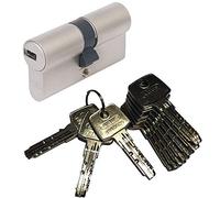 ABUS EC550 double cylindre profilé, 35/45 mm de long, avec 10 clés