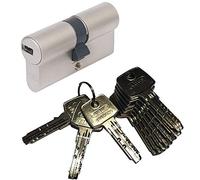 ABUS EC550 Longueur de double cylindre (a/b) 40/40mm (c = 80 mm) avec 10 Clés