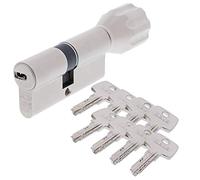 ABUS - EC550 Profil-Cylindre à bouton Longueur Z30/K30mm avec 8 Clés
