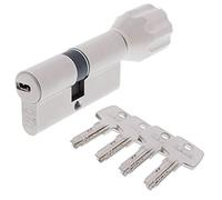 ABUS - EC550 Profil-Cylindre à bouton Longueur Z50/K30mm avec 4 Clés