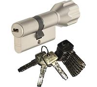 ABUS - EC550 Profil-Cylindre à bouton Longueur Z50/K40mm avec 10 Clés
