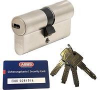Abus ec660Profil Double cylindre Longueur (A/B) 30/40mm (C = 70mm) avec 4Clés, avec carte de sécurité