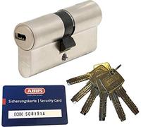 Abus ec660Profil Double cylindre Longueur (A/B) 30/40mm (C = 70mm) avec 6clés, avec carte de sécurité