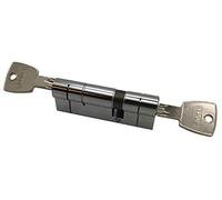 Abus Eurocilindro puntos niquel Doble Embrague 30 x 30