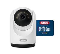ABUS EYSEO Caméra de Surveillance intérieure à 360° | 3K, Détection & suivi de personnes et d'animaux, mode vie privée, vision nocturne couleur, audio 2 voies, sans abonnement