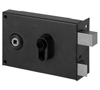 Abus FE9762107A SA H CE D Serrure en applique avec poignée/horizontale avec fermeture à clé pour ouverture extérieur droite 88 x 140