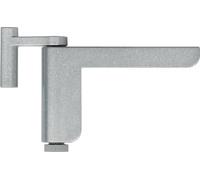 ABUS Ferme-porte 2603 pour portes intérieures légères, convient aux portes DIN gauche et droite, sans perçage ni vissage, argent, lot de 3