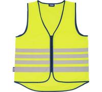 ABUS Gilet de sécurité Lumino Reflex Vest - Gilet de sécurité pour une meilleure visibilité de jour et de nuit - pour adultes - avec fermeture éclair