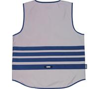 ABUS Lumino Urban Vest Gilet de sécurité entièrement réfléchissant pour une meilleure visibilité la nuit - pour adultes - avec fermeture éclair