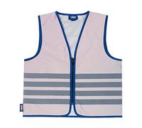ABUS Gilet de sécurité pour enfants Lumino Urban Vest Kids - gilet de sécurité entièrement réfléchissant pour une meilleure visibilité de nuit - avec fermeture éclair - taille M