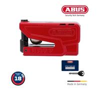 ABUS Bloque-disque Granit Detecto XPlus 8077 2.0 — Alarme & préalarme, acier trempé pour moto