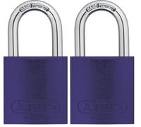 Abus H25 43598 Cadenas n aluminium Consignation 72/40 Violet (Lot de 2)