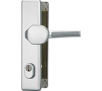 ABUS HLZS814 F1 203510 Poignée et serrure en aluminium avec protection de cylindre en acier [français non garanti]