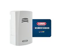 ABUS HSWM10000 Détecteur d'eau - avertit en Cas de dégâts des eaux dans la Cuisine, la Salle de Bain, la Cave - Alarme d'eau puissante de 85 DB - Pile remplaçable Blanc