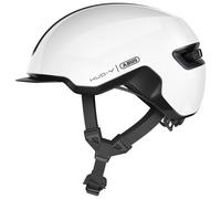 ABUS Casque de vélo Urban Helm HUD-Y – feu LED magnétique rechargeable – pour femmes et hommes