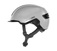 ABUS Casque vélo HUD-Y Race – feu LED arrière magnétique rechargeable – fermeture magnétique – Gris S