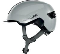 ABUS Casque HUD‑Y – feu LED arrière magnétique rechargeable, fermeture magnétique – Gris M 54-58