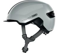 ABUS Casque HUD‑Y – feu LED arrière magnétique rechargeable, fermeture magnétique – Gris M 54-58