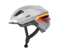 ABUS Casque de vélo HYP-E - Casque avec lumière frontale, lumière arrière et lumière clignotante - convient aussi pour faire du vélo sur E-Bike et S-Pedelec - pour jeunes et adultes