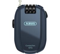 ABUS Kabelschloss Combiflex - Antivol pour sécuriser les skis, le casque, la poussette et les bagages - Break 85 - 85 cm de long - 1,5 mm d'épaisseur - avec code chiffré - Bleu