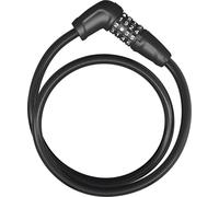 ABUS Kabelschloss Tresor 6412C + SCMU-Halter - Serrure à combinaison, réglable individuellement - Câble en acier avec gaine plastique - Niveau de sécurité ABUS 4 - 85 cm