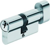 Abus KE5NZ55/K45 Cylindre à bouton Nickelé E5 45 x 55 mm