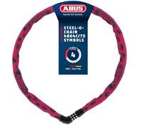 ABUS Kettenschloss Steel-O-Chain 4804C Symbols, 75 cm, Rose