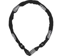 Abus kettingslot code 1200/60 web black | Antivol vélo, niveau 3, code chiffres, acier spécial, gaine textile, protection laque, idéal enfants