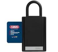 ABUS KeyGarage 777 - Boîte à clés avec anse pour la fixation - avec code de touche - pour clés ou petits objets de valeur - noir-argenté