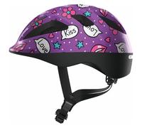 ABUS Casque pour enfants Smooty 2.0 Junior Violet Purple Kisses Taille S